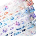 Cloud PET Tape Set, 6 Rolls Pre-Cut Sky Ephemera for Junk Journaling, Scrapbooking, Crafting, DIY Projects, Diaries, and Art Supplies