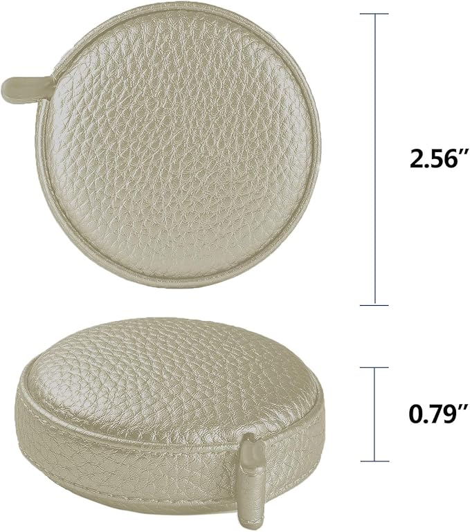 3m/120 Tape Measure Body Measuring Tape for Body Cloth Tape Measure for Sewing Fabric Tailors Medical Measurements Tape Dual Sided Leather Tape Measure Retractable (Pearl White)
