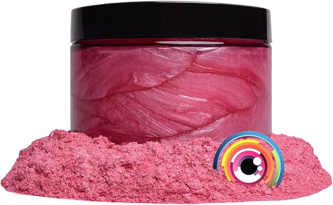 Eye Candy Pigments Premium Red Mica Powder - Orangeola (50gr) - for Epoxy, Resin, Soap, Paint, Woodworking, Acrylic Pouring, Bath Bombs, Fishing Lures - DIY Arts and Crafts Additive