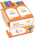Shuttle Art 144 PCS Colored Pencils Bulk, 12 Assorted Colors, Pack of 12, Break-Resistant, Pre-sharpened Colored Pencils for Kids, Bulk Pack School Supplies for Teachers & Students