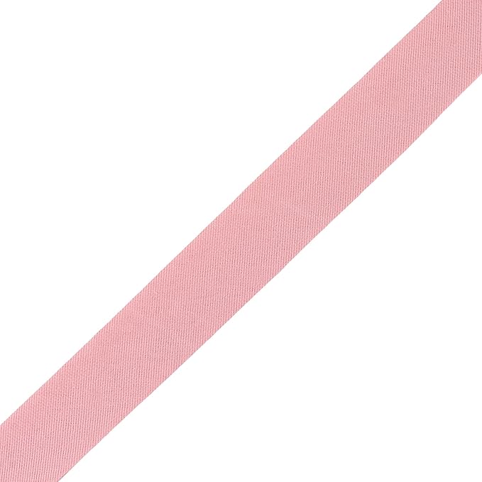 Mandala Crafts 55 Yards 5/8 Inch Blush Double Fold Bias Tape for Sewing - Bias Binding Tape for Quilting Binding, Hemming, Seam, and Fabric Piping