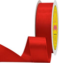 Double Face Satin Ribbon 1 inch X 25 Yards Polyester Red Ribbon for Gift Wrapping Very Suitable for Weddings Party Hair Bow Invitation Decorations and More