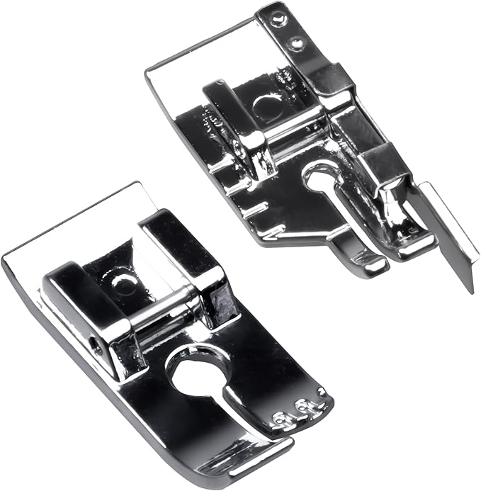1/4 Inch Straight Stitch Presser Foot 1/4 inch Snap on Foot w/Guide for Low Shank Snap-On Singer, Brother, Janome, Juki, Babylock,More Sewing Machines(Set6-1/4 Straight Stitch Foot)