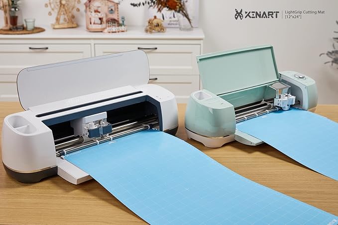 XINART Cutting Mats for Cricut Maker 3/Maker/Explore 3/Air 2,12x24 Inch LightGrip Quilting Replacement Cut Mat Compitable with Cricut Machines