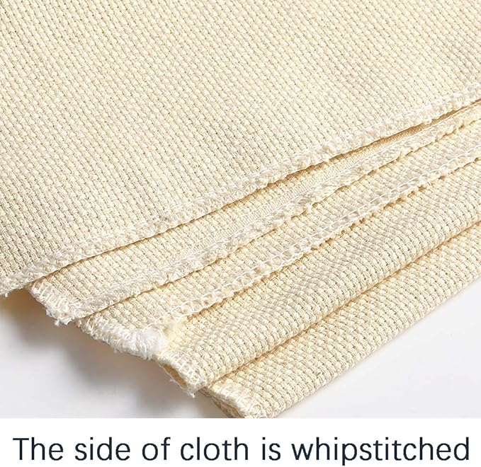 Pllieay 2PCS 26.4 x 19.3 Inch Tufting Cloth Needlework Fabric Punch Needle Cloth Fabric for Punch Needle Embroidery Rug-Punch & Pinch Needle