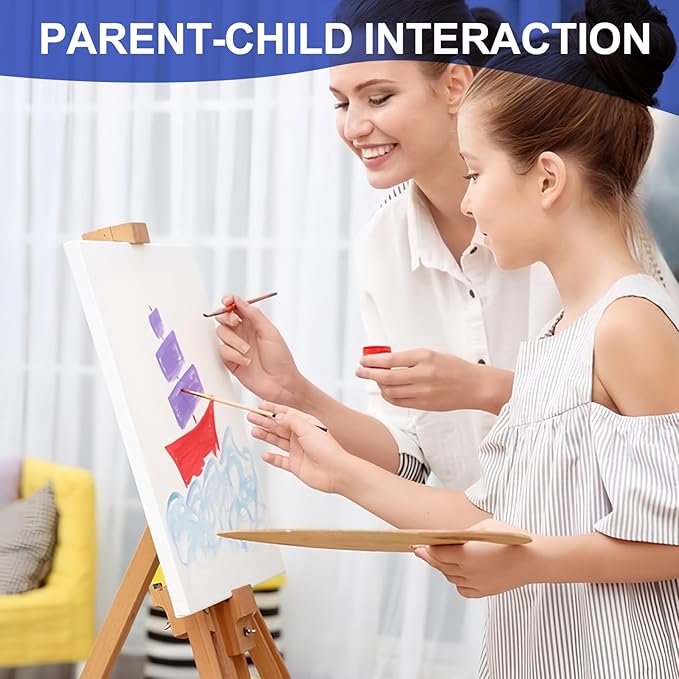 FUMILE Stretched Canvas, Canvases for Painting Multi 5 Pack 3x5,5x7,8x10,9x12,11x14(1 of Each), Cotton Primed Acid Free Blank Canvases for Painting for Oil Paint, Acrylic Paint, Gouache and Tempera.
