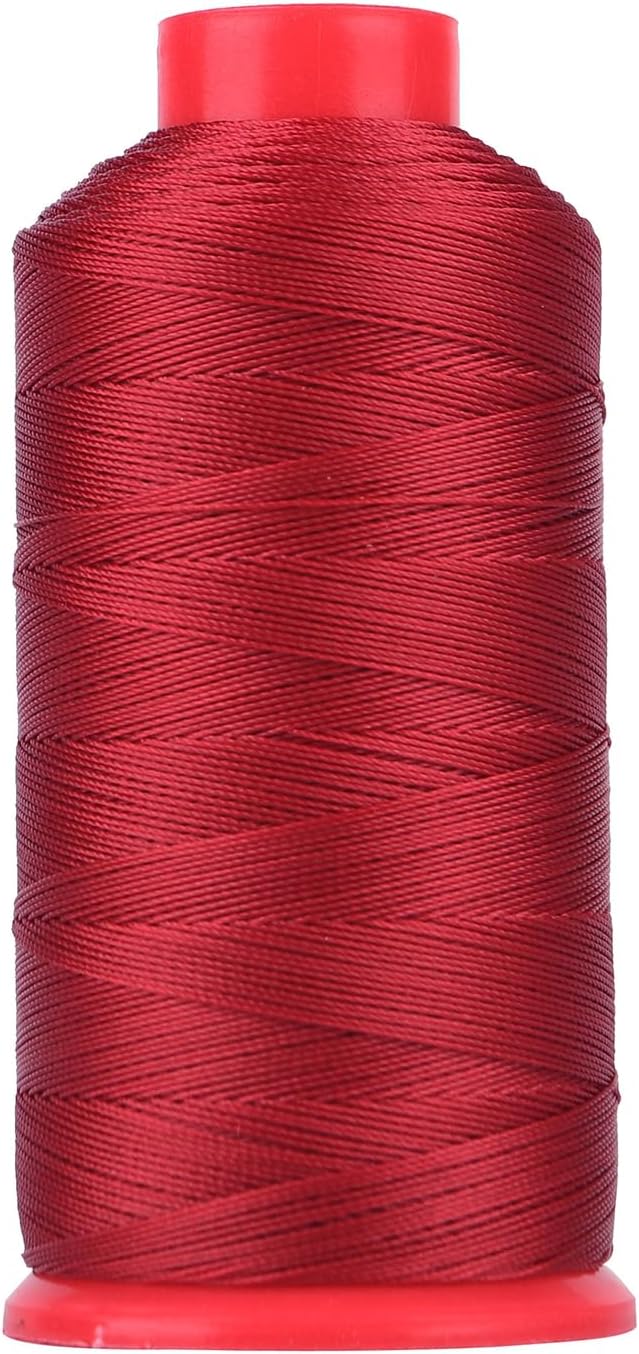 Heavy Duty Bonded Nylon 66 Sewing Thread 420D/3 T135#138 750 Yards for Canvas Furniture Upholstery Leather Goods Leather Footwear Outdoors(553, 420D/3)