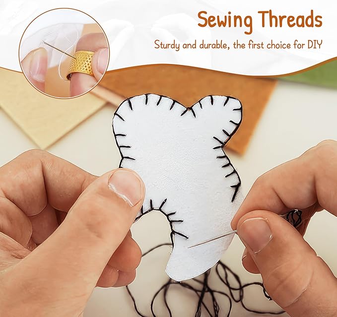 2PCS Thread - 1000Yard White All Purpose Sewing Machine Thread for Sewing