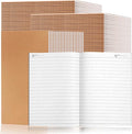 60PCS A5 Lined Composition Notebooks Bulk, 8.3x5.5 Inches Lined Paper Journaling Notebooks, 60 Pages Lined Kraft Notebook Set for Work, School, Student,Kids and Writing