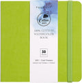 Watercolor Journal, Fuumuui 5.5"x5.5" Watercolor Book with 30 Sheets 140 LB (300 GSM) Cotton Paper for Painting, Drawing, Art Journaling, Sketchbook As Travel Notebook