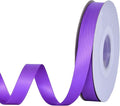 YAMA Purple Double Faced Satin Ribbon 1/2 Inch 25 Yards Purple Ribbons for Gift Wrapping Crafts Hair Bows Wedding Party Decoration