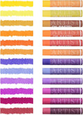 qianshan Soft Oil Pastels Set of 12 Colors,Soft Texture Vibrant and Creamy Oil Crayons Pastels Art Supplies For Professional Artists Beginners Drawing.Orange&Purple