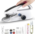 Handheld Sewing Machine - Portable Mini Sewing Machine with Accessories Kit for Beginners DIY (black)