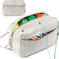 Crochet Bag Organizer - Knitting Bag - Yarn Storage Organizer - Yarn Bag for Crocheting - Yarn Holder for Crochet Accessories, Crocheting & Knitting Gifts