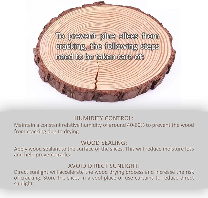2 Inch Wood Slices Wooden Discs for Crafts, 80 Pcs 2-2.4 inches