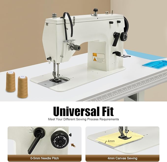 Commercial Straight Stitch Sewing Machine,Industrial Sewing Machine,High Speed Leather Industrial Sewing Tool,DDL-8700 High Speed Lockstitch Industrial Sewing Machine (Sewing)