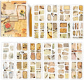 Alideco Vintage Scrapbook Stickers Set Retro People Flowers Sticker Book for Adults Sticker journaling Stickers for Scrapbooking Tweezer 20Sheets/160Pcs (ranshaodeshi)