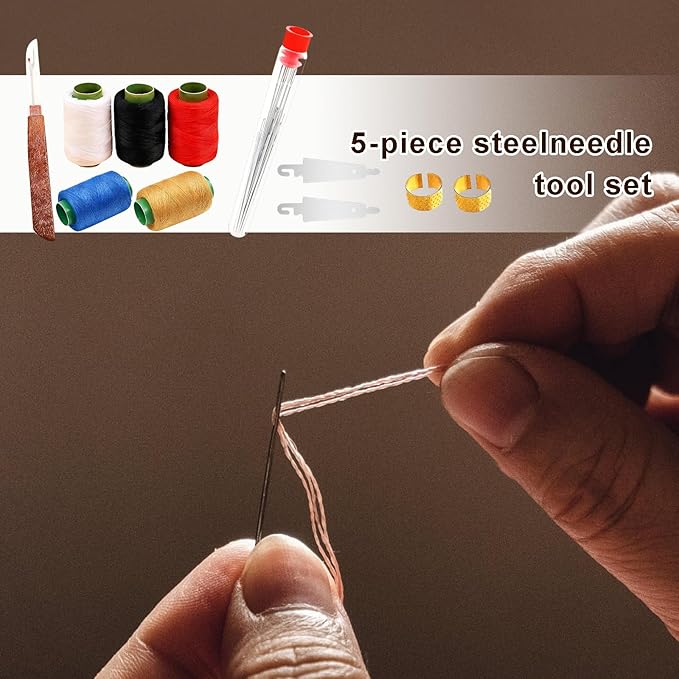 hhdatc 36PCS Sewing Kit Beginners Portable Steel Needle and Thread Set with Hand Repair Tools Embroidery Accessories Pins Steel Sewing Needles Kit for Home Travel & DIY Craft Projects