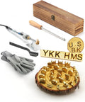 1" 26Pcs Wood Burning Letter Kit, Wood Burning Letters for Wood Branding Leather Crafting, DIY Gifts for Christmas Wedding Birthday Beginners, with 100W Electric Branding Iron and Wood Handle