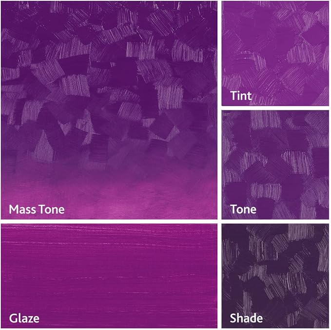 Tusc & Pine Artist Oil Paint - Brilliant Purple, 150 ml, Non-Yellowing, Rich & Creamy Consistency, Maximum Pigment Load, Small Batch Milled Oil Paints Made in the USA for Professional Artists