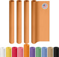 48" x 1200" (100 ft) Orange Kraft Paper Roll, Pack of 4 - USA-Made Quality Craft Paper for Gift Wrapping, Kids' Arts & Crafts, School Projects - 100% Recycled, 50 lb Natural Material by IDL Packaging