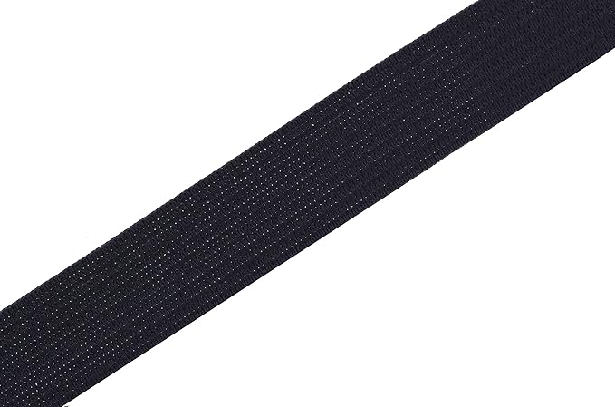 Mandala Crafts Wide 1/4 Inch Black Elastic Bands Spool for Pants Waistbands Sewing and DIY Crafts, 153 YD Stretchy Flat Fabric Strap Knit Elastic Band for Wig