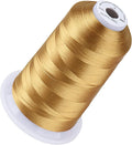 Simthread 5500Yds Embroidery Thread, 5000M High-Yardage 40WT 100% Polyester Thread – 170+ Vivid Colors, High-Speed Rated – Compatible with Brother, Singer, Janome & More - Autumn Haystack S032
