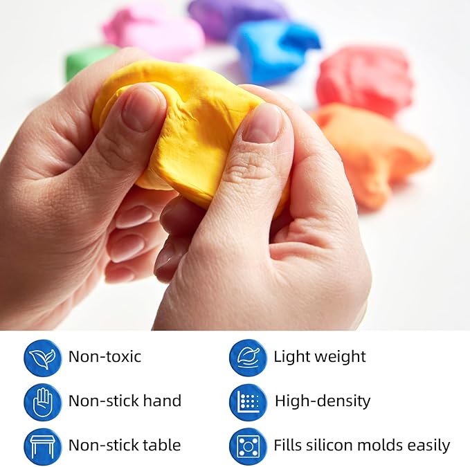 Moldable Cosplay Foam Clay Red Colors (300g) – High Density and Quality for Intricate Designs | Air Dries to Perfection for Cutting with a Knife or Rotary Tool, Sanding or Shaping