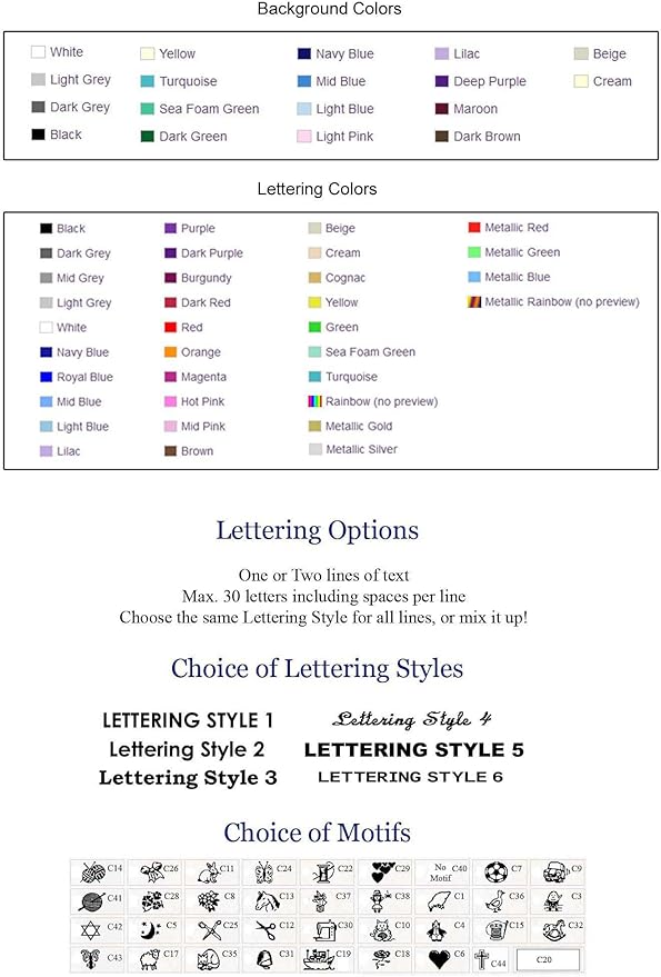 100 Personalized 100% Woven Sewing Labels 1/2" Wide - Made by Label Weavers