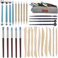 Polymer Clay Tools, 28pcs Modeling Clay Sculpting Tools Set for Pottery Sculpture,Dotting Tools Ball Styluses for Rock Painting Cake Fondant Decoration