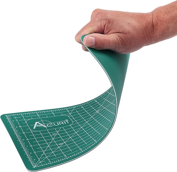 Acurit Self-Healing Cutting Mats - Self-Healing Craft Mats for Cutting, Measurements, Studios, Design, & More! - [Green - 24x36"]