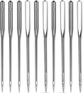 200 Pcs Size 100/16 Universal Leather&Jeans Sewing Machine Needles, Heavy Duty Machine Needles for Thickened Fabrics, Compatible with Home Sewing Machine