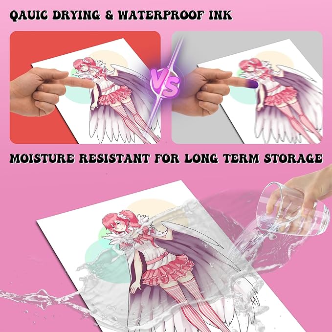 Alchilalart 170 Colors Dual Tip Sketching Drawing Markers, Set for Adults & Kids