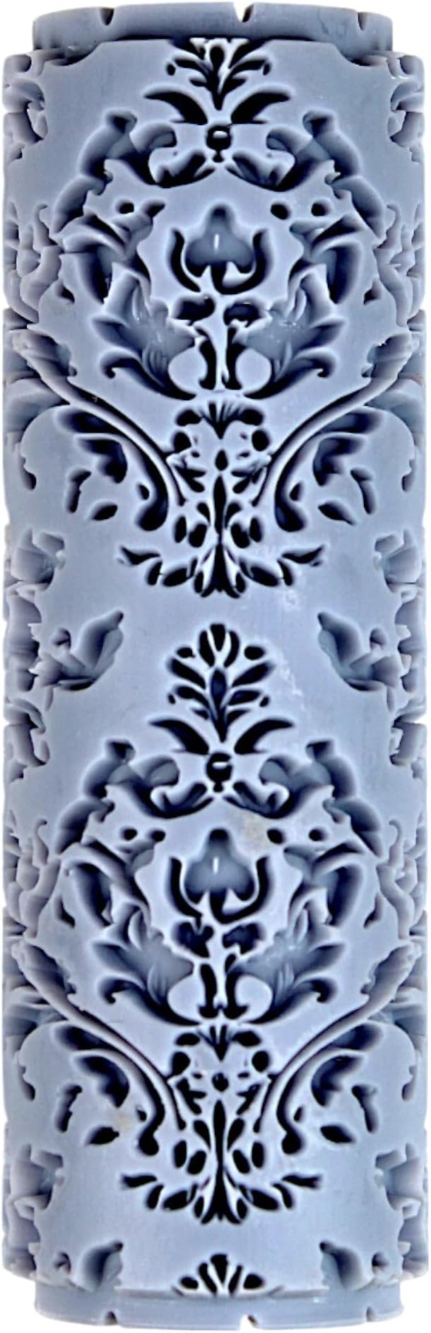 Victorian Damask Clay Texture Roller (4") - Seamless Set #01 - Embossing Pattern Roller for Polymer & Ceramic Clay, Pottery & Crafts