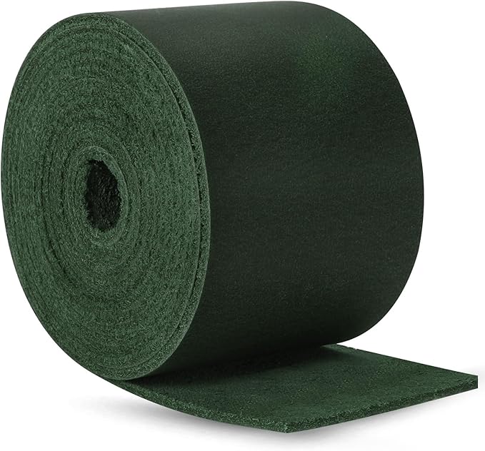 Ringsun 2 Inch Wide Flat Leather Strips for Crafts, Full Grain Leather Strap Cord String for Crafts, Tooling (2mm Thick 72.5 Inches Long Green)