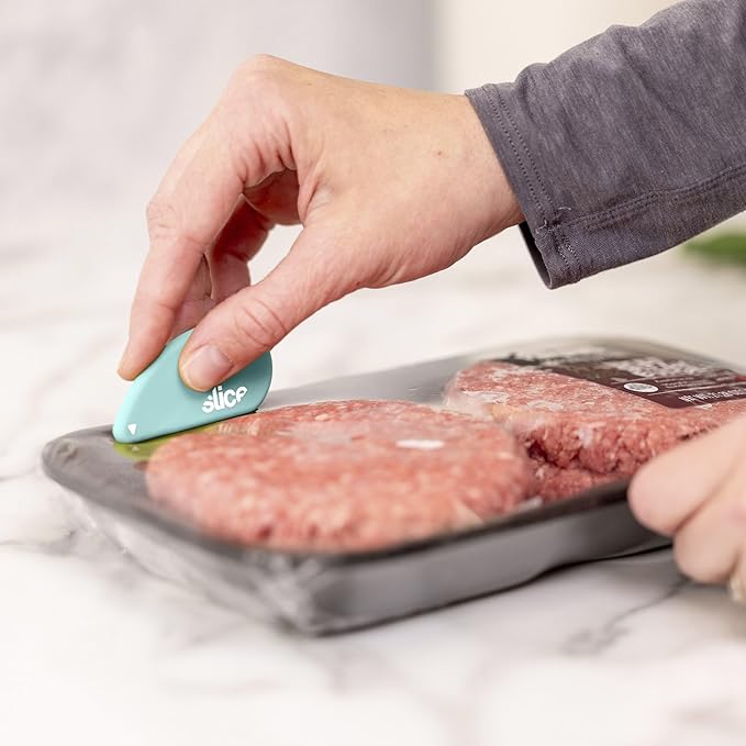 Slice Micro Safety Cutter | Safe Ceramic Box Cutter Lasting 11x Longer than Metal | Keychain Box Opener | 1 Pack | Mint