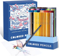 Arrtx 72 Colored Pencils for Adult Coloring Drawing Blending Shading Sketching Painting, Soft Core Coloring Pencils Art Craft Supplies, Premium Color Pencils Set for Artists Adults