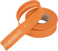 MECCANIXITY 1 Inch Single Fold Bias Tape Polyester Continuous Bulk Bias Tape for Sewing,Seaming Quilting Hemming Binding Crafts (Orange 10 Yards)