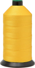 Extra Strong Bonded Nylon Thread #138 Tex135 – 16 OZ, 3000yds, Versatile Stitching Solution for Leather, Upholstery, Canvas Repair and More (Yellow)