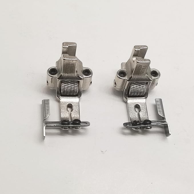 HONEYSEW Universal Roller Presser Foot Adjustable Left and Right Side Guard Foot for Flatbed Industrial Sewing Machines