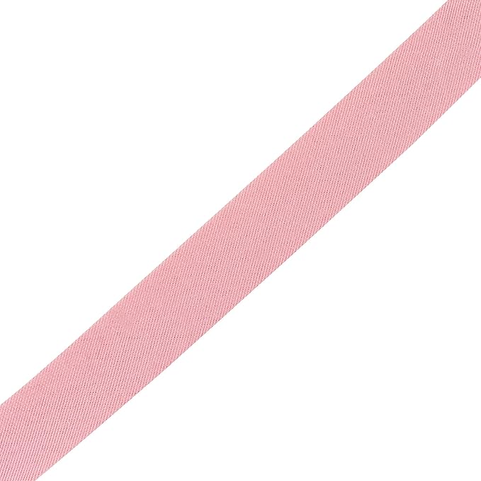 Mandala Crafts 55 Yards 1/2 Inch Blush Double Fold Bias Tape for Sewing - Bias Binding Tape for Quilting Binding, Hemming, Seam, and Fabric Piping