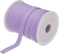 MECCANIXITY 1/2 Inch Double Fold Bias Tape Polyester Continuous Bulk Bias Tape for Sewing,Seaming Quilting Hemming Binding Crafts (Light Purple 55 Yards)