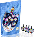 The Dreidel Company 500 Multi Colored Hand Painted Wooden Dreidels, The Hanukkah Game Includes 15 Dreidel Game Instructions, Let's Play Dreidel (500-Pack)