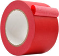 WOD MTC5 Colored Masking Tape, Red, 3 inch x 60 yds. Colorful Teacher Painters Tape for Fun DIY Art & Crafts, Lab Labeling, Writable & Classroom Decorations