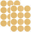 2" Round Large Colored Removable Stickers Labels - Kraft,Pack of 360