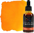 Liquid Watercolor Paint 30 ml Bottle, Orange - Vibrant Dye-Based Liquid Watercolor w/Glass Pipette, Fast-Drying, Fine Art Paint for Calligraphy, Airbrushing & Traditional Art