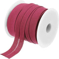 MECCANIXITY 3/4 Inch Single Fold Bias Tape Cotton Continuous Bulk Bias Tape for Sewing, Seaming Quilting Hemming Binding Crafts (Wine Red 25 Yards)