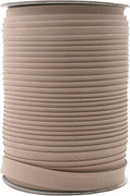 Mandala Crafts 55 Yards 1/2 Inch Taupe Double Fold Bias Tape for Sewing - Bias Binding Tape for Quilting Binding, Hemming, Seam, and Fabric Piping