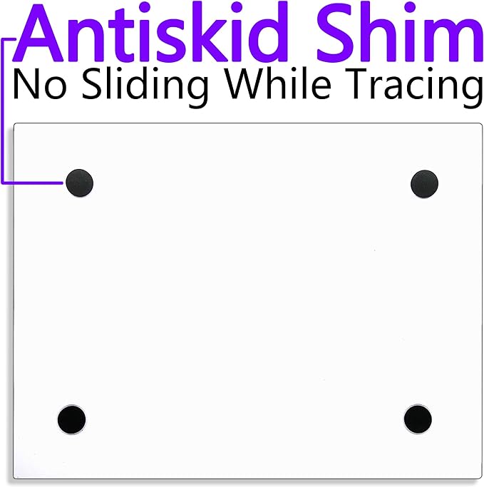 Big Sale ! A4 LED Light Box for Tracing, 60 LEDs Light Pad with Scale Ultra-Thin Continuously Brightness Adjustment USB LED Copy Board for Tracing, Tattoo Drawing or X-ray Viewing.