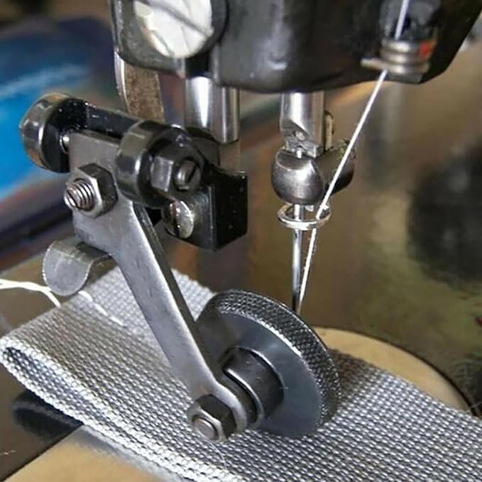 Roller Foot (Large)&Plate&Feeder #12267+12438+12436 Compatible with for Singer JUKI Sewing Machine